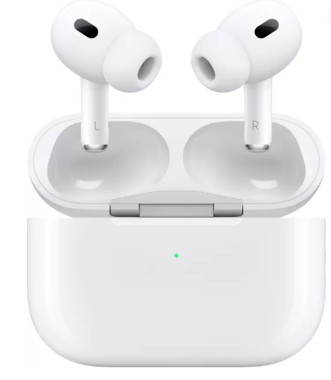 Apple AirPods Pro (2nd generation) with MagSafe Case (USB-C) Bluetooth  (White, True Wireless)